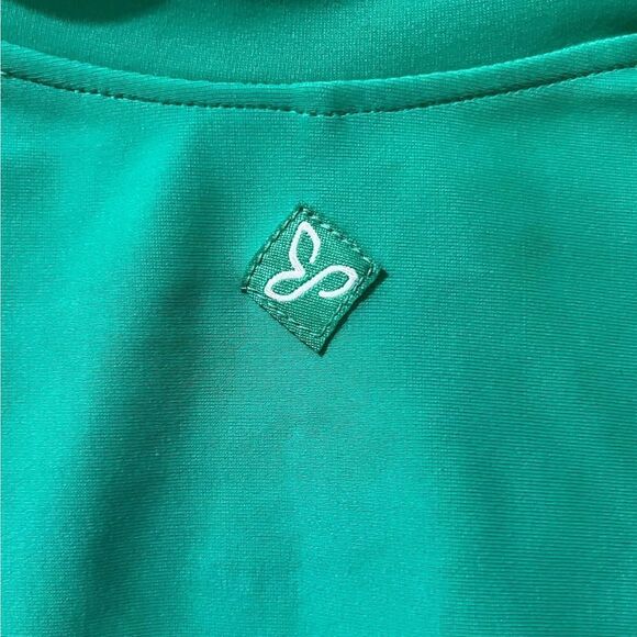 PRANA Lorelei Sun Top Blue White Green Women’s Size Medium - Picture 3 of 5